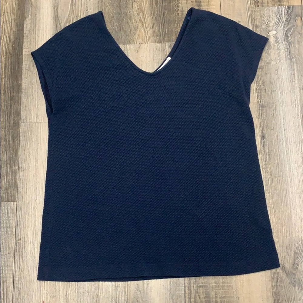Green Envelope Blue Top
